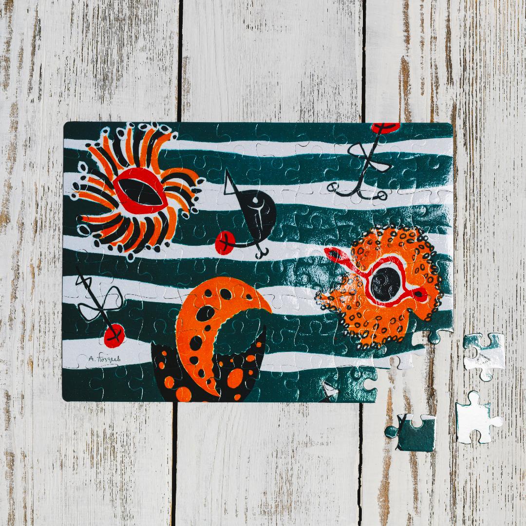 Пазл магнитный «Корабли и раковины»