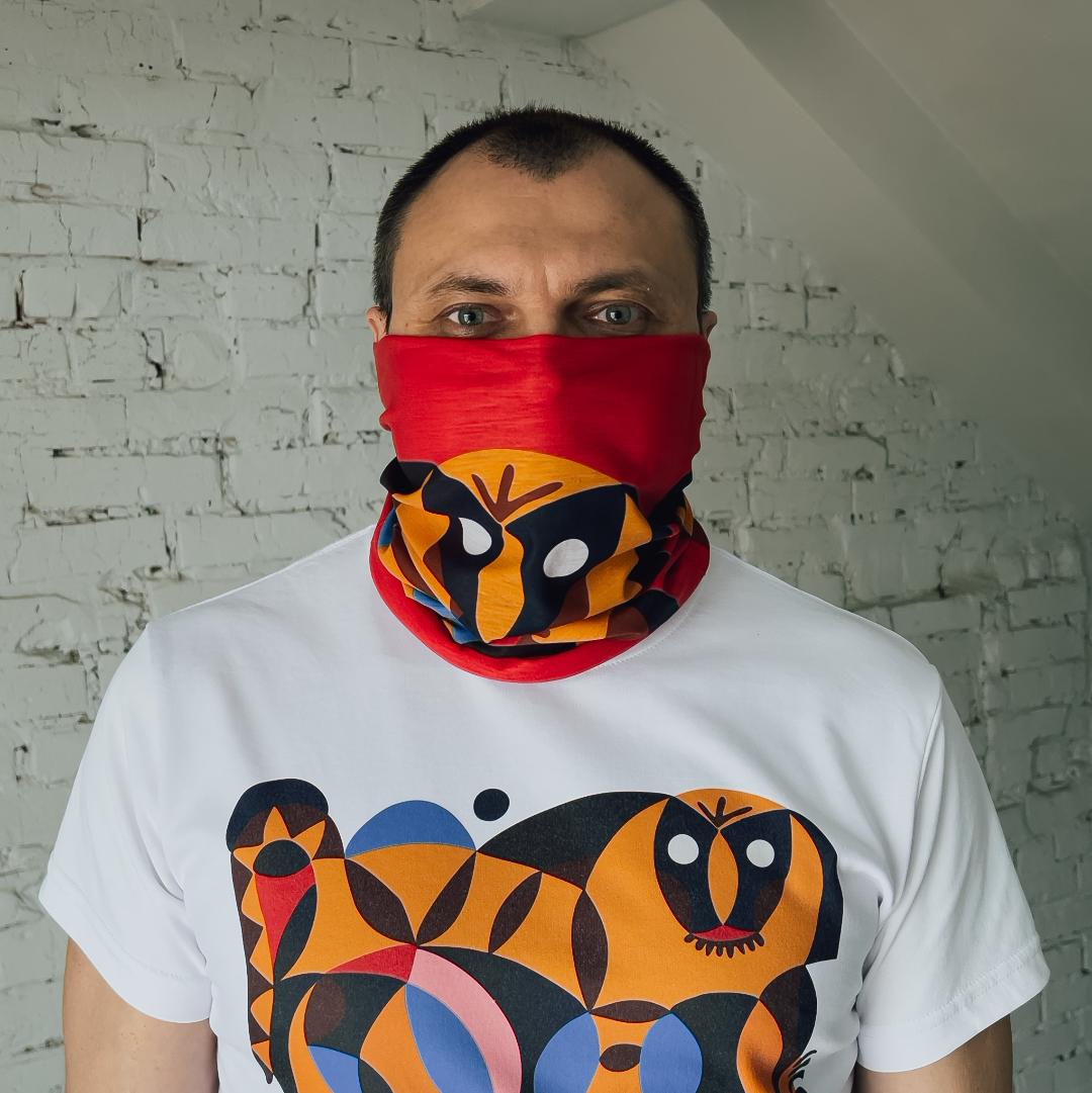 Снуд «Тигр. Декоративное панно»