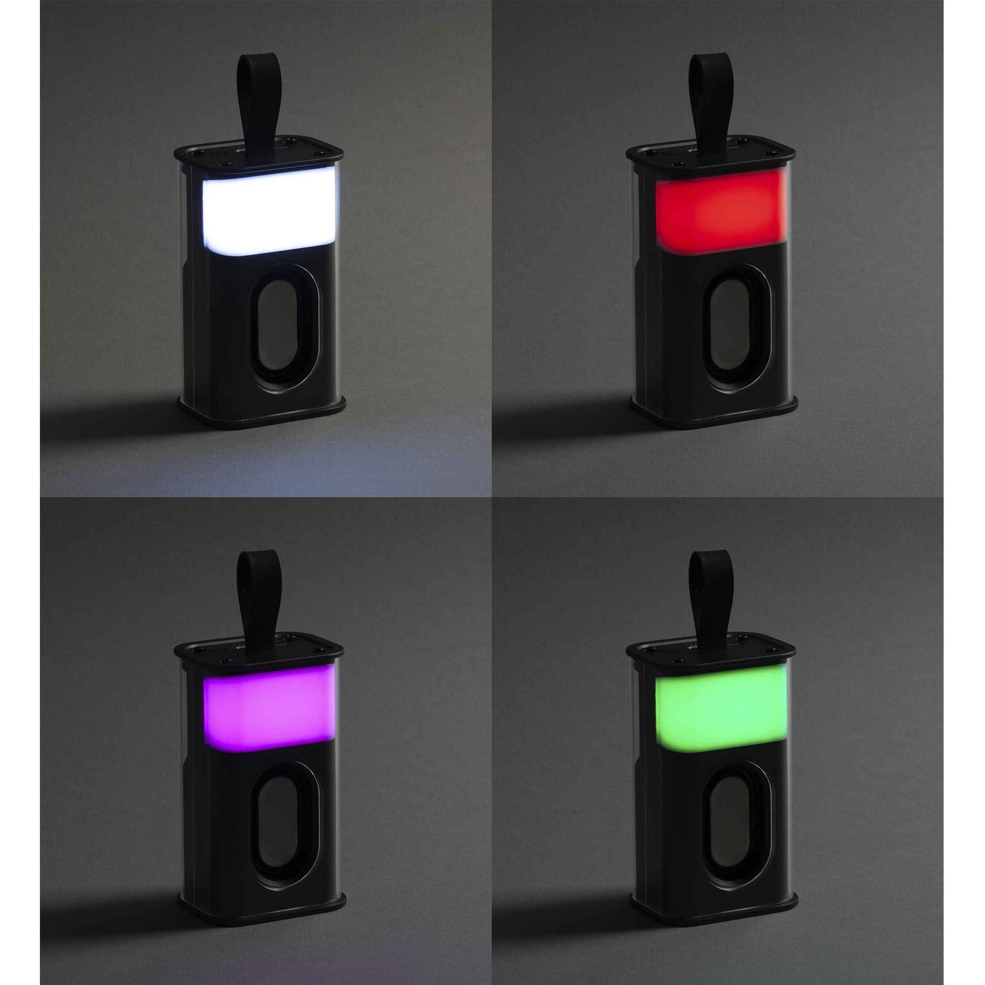 Bluetooth колонка "Hi-Fi" 5Вт с разноцветной подсветкой и прозрачным корпусом