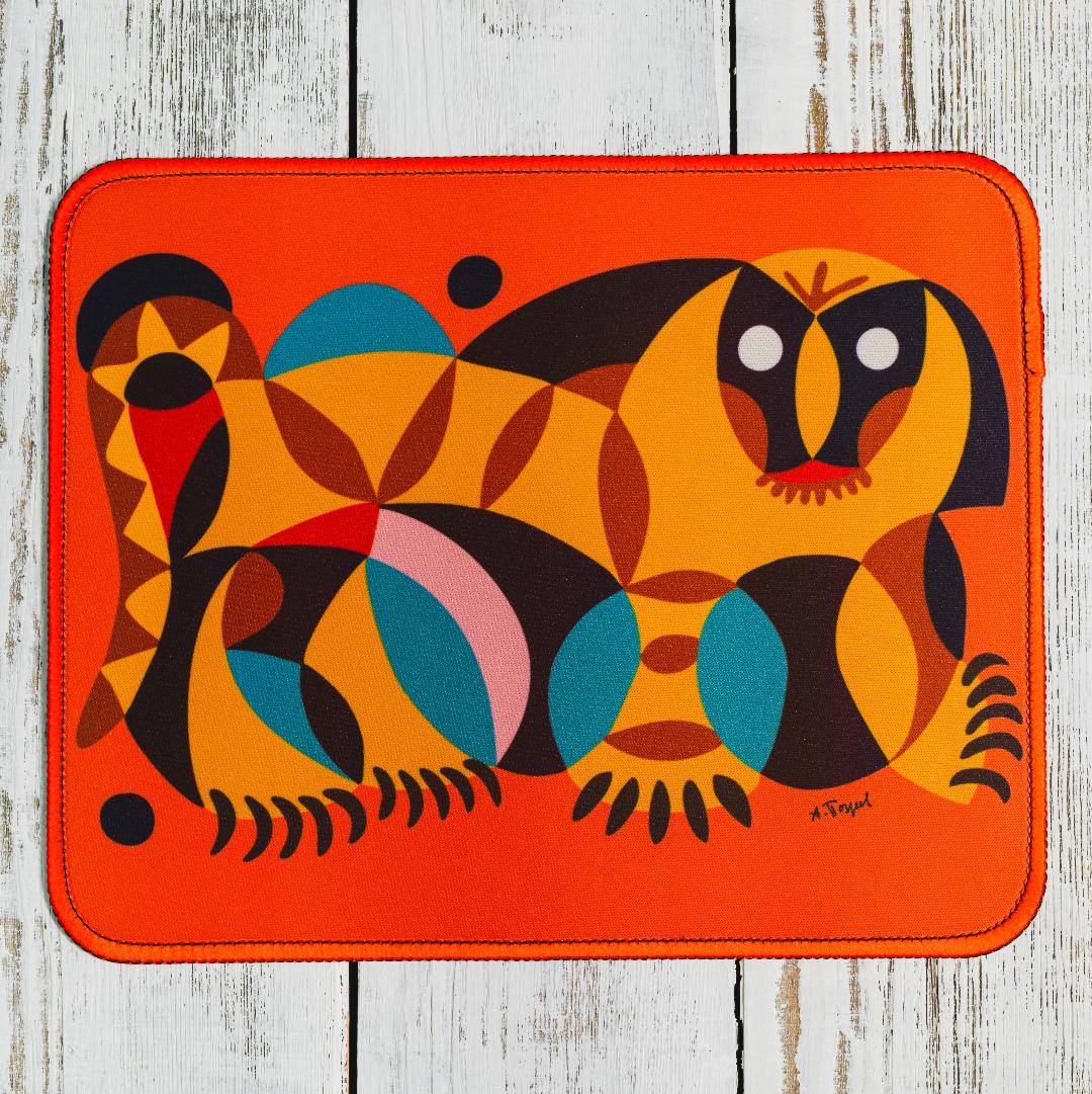 Коврик для мыши «Тигр. Декоративное панно» 250х200 мм