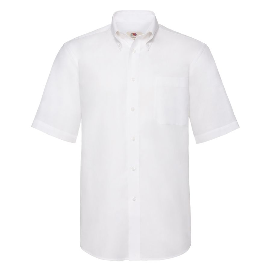 Рубашка "Short Sleeve Oxford Shirt", белый_