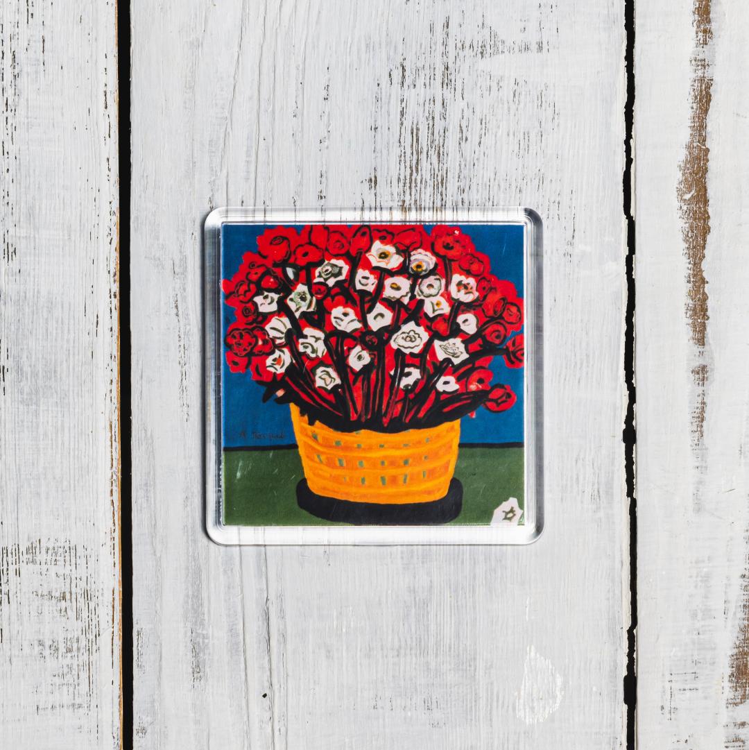 Магнит «Розы в корзине»