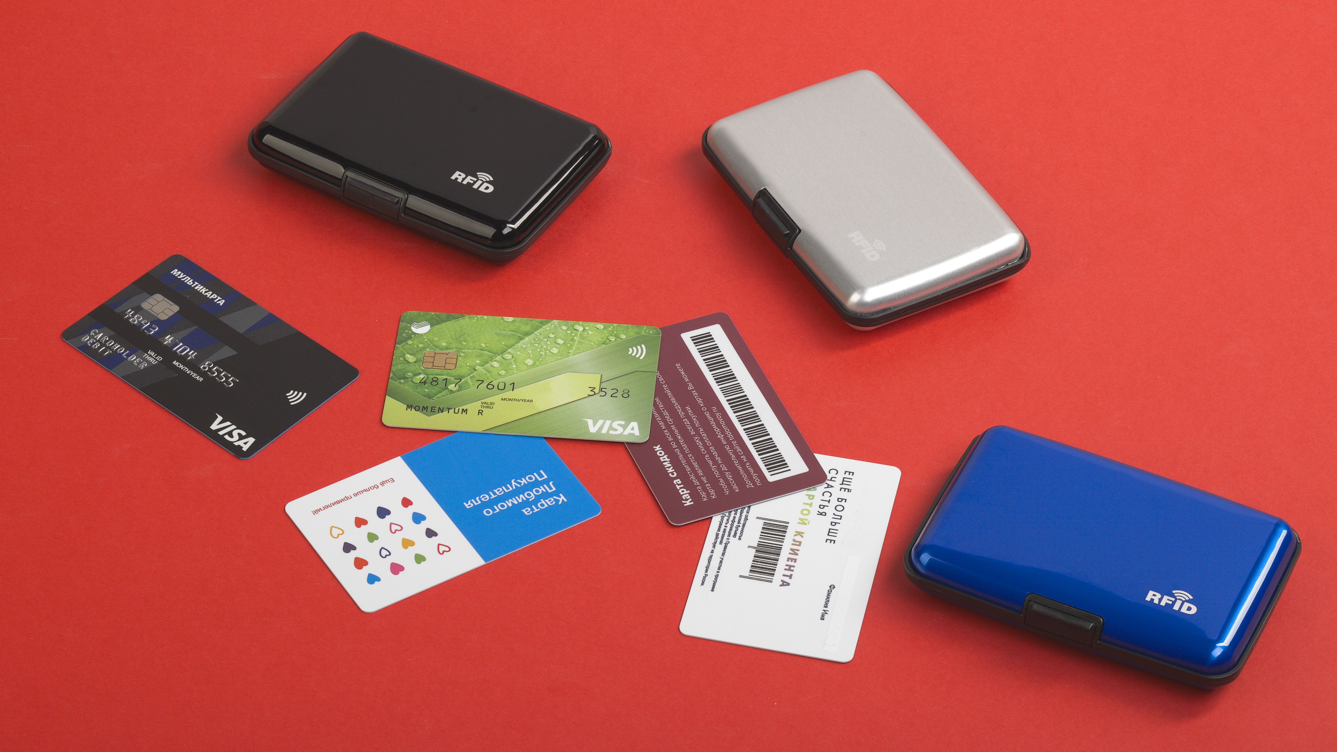 Футляр "Trust" для банковских карт и визиток с RFID - защитой