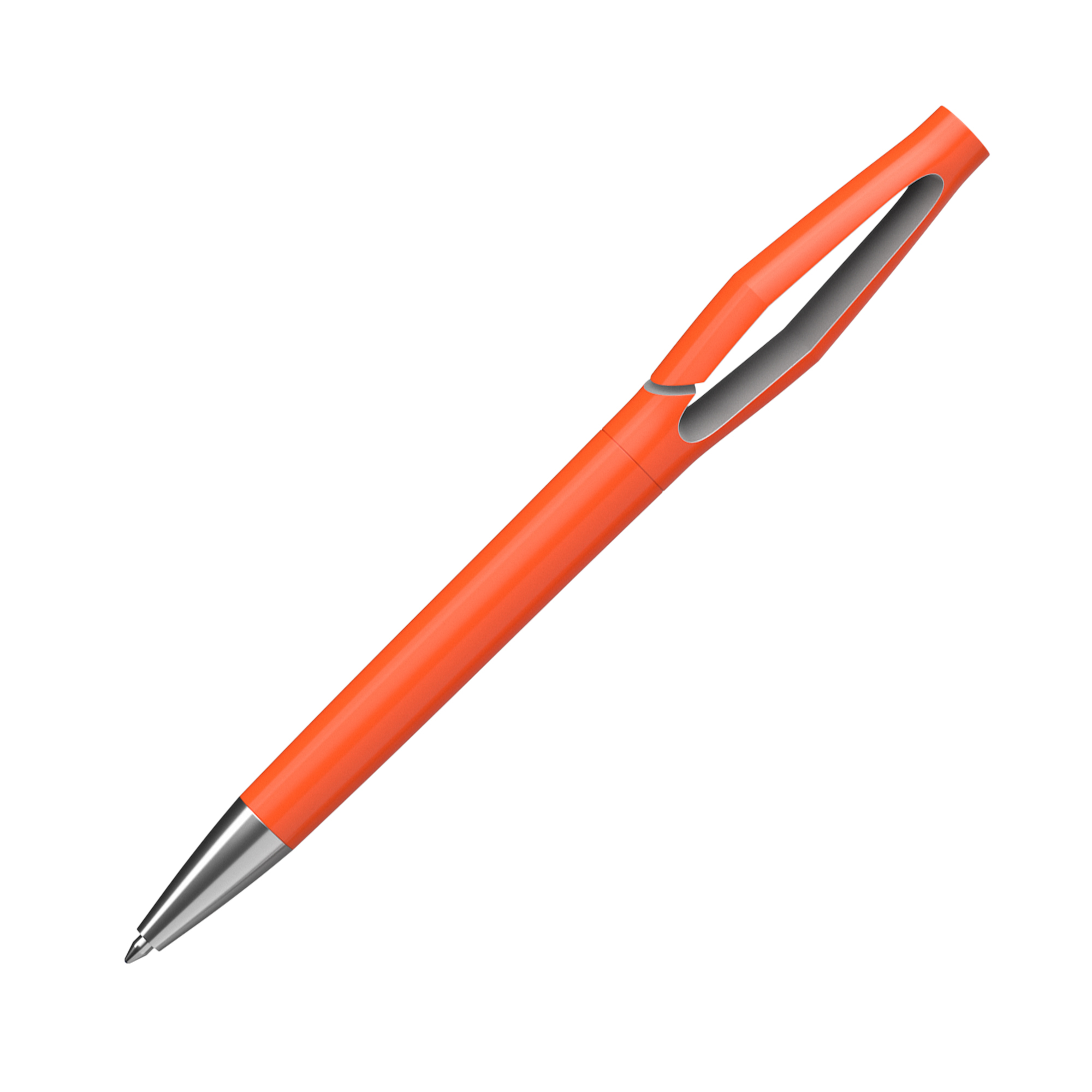 Ручка шариковая "Jack", оранжевый/серебро