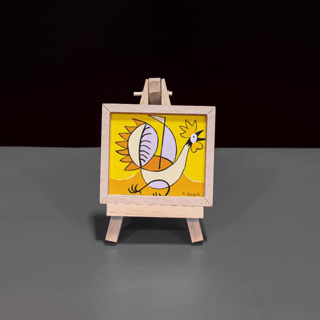 Мольберт с картиной-магнитом «Корабль-петух»