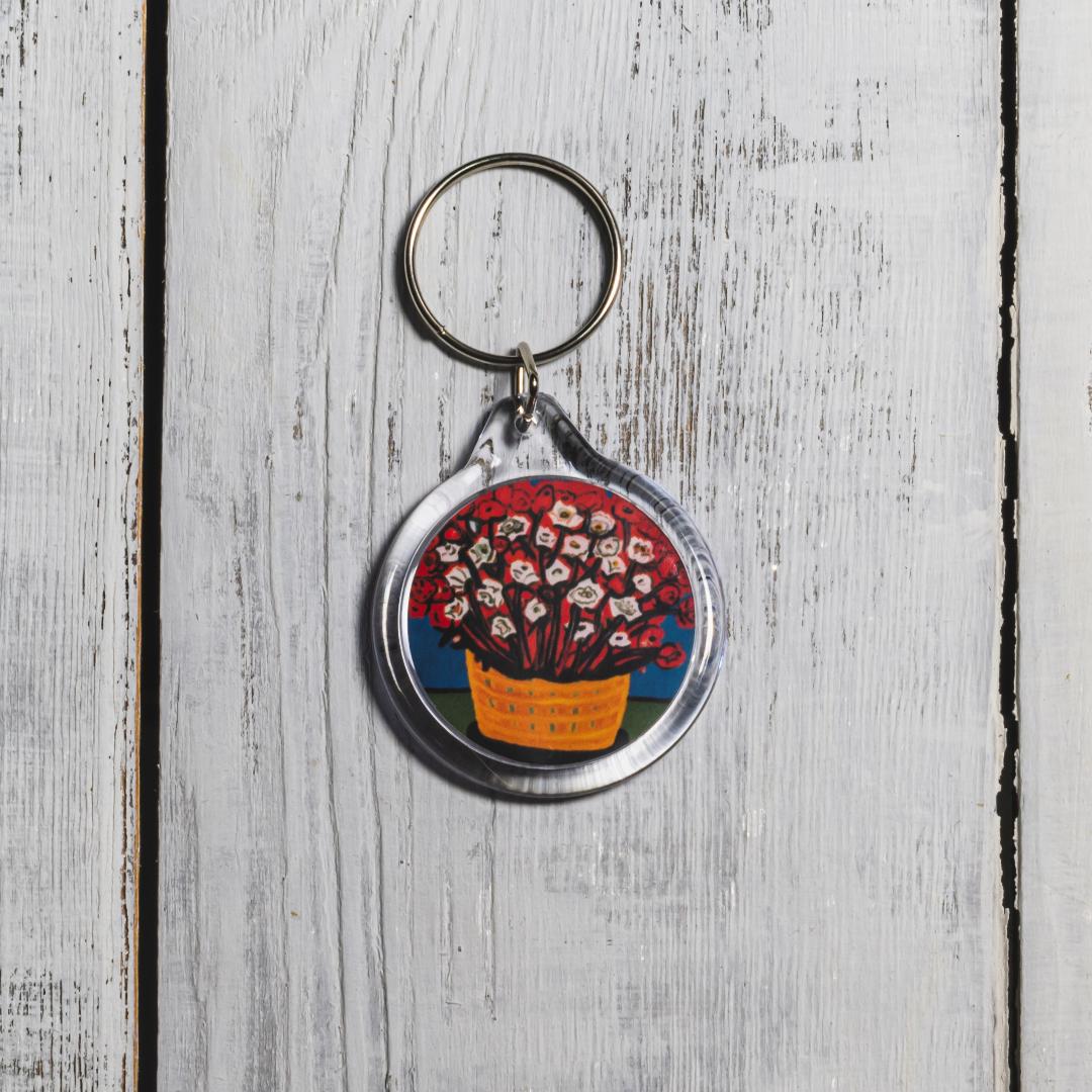 Брелок «Розы в корзине»