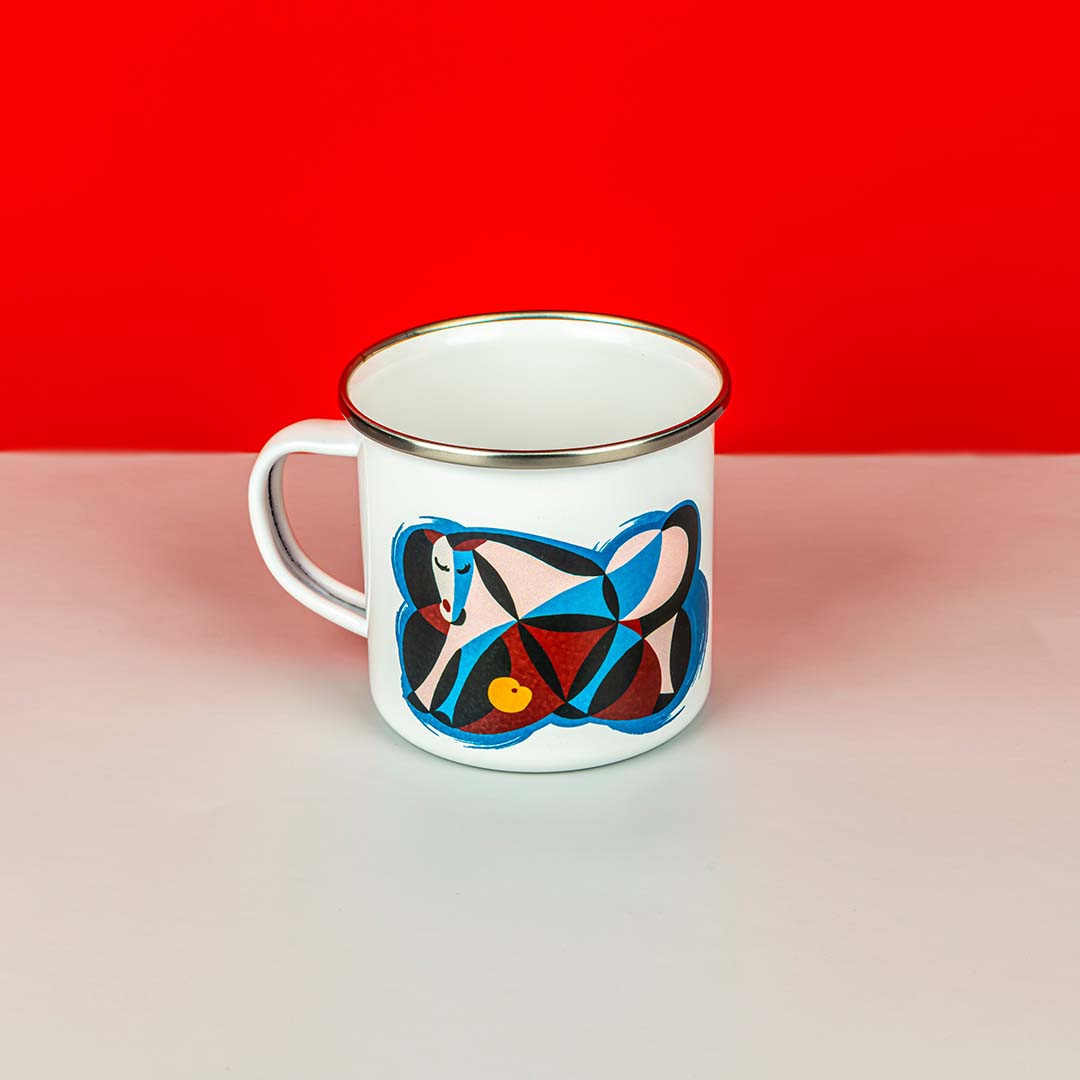 Кружка металлическая «Лошадь»