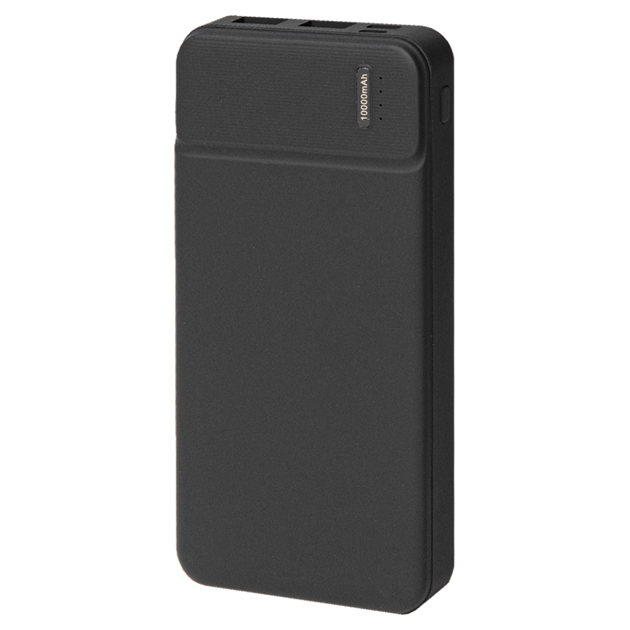 Универсальный аккумулятор Flash 10 (10000 мАч) с подсветкой и soft touch,синий,13,7х6,87х1,55 мм