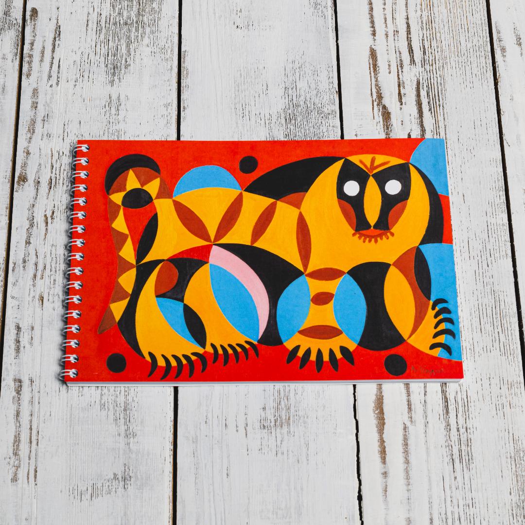 Блокнот «Тигр. Декоративное панно»