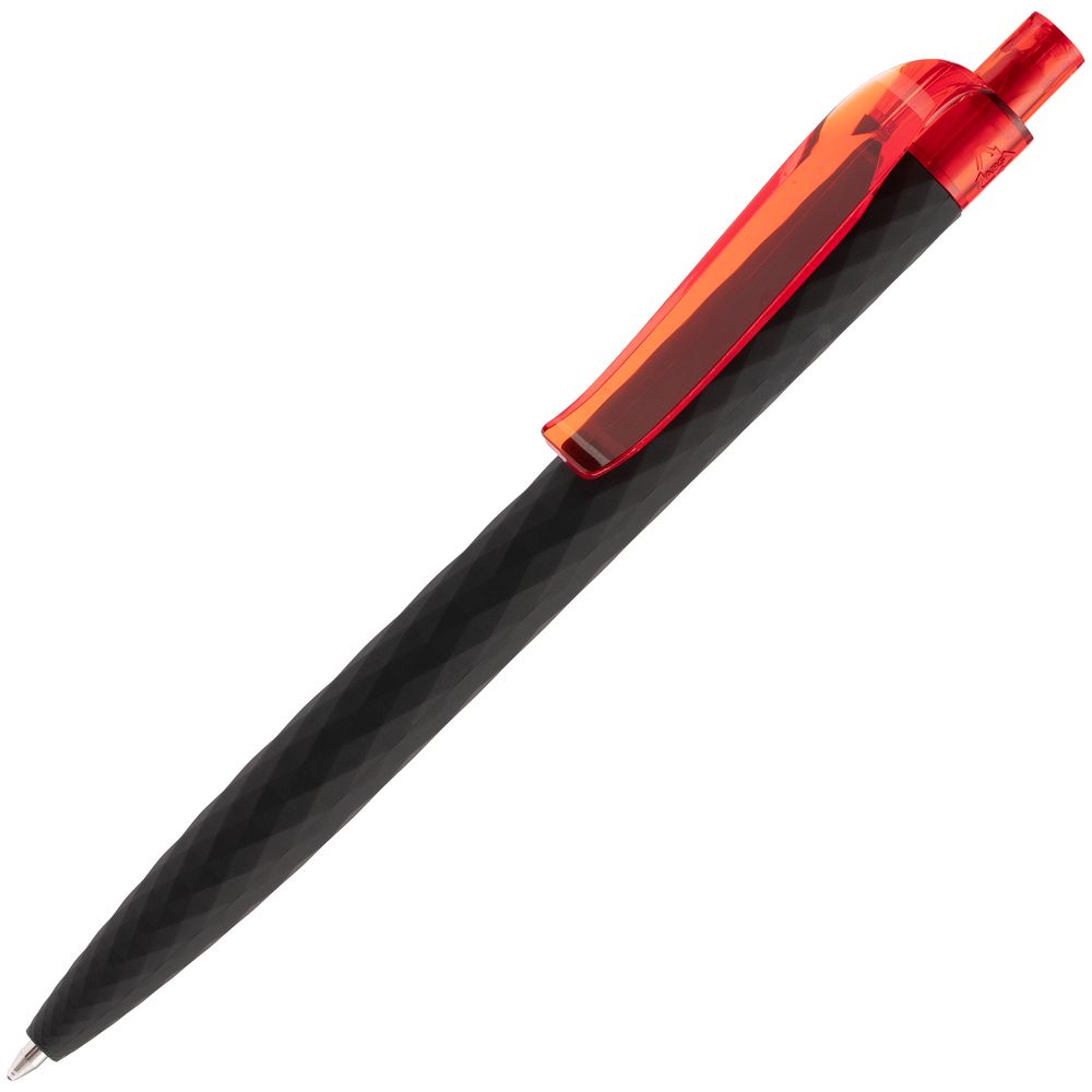 Ручка шариковая Prodir QS01 PRT-P Soft Touch, черная с