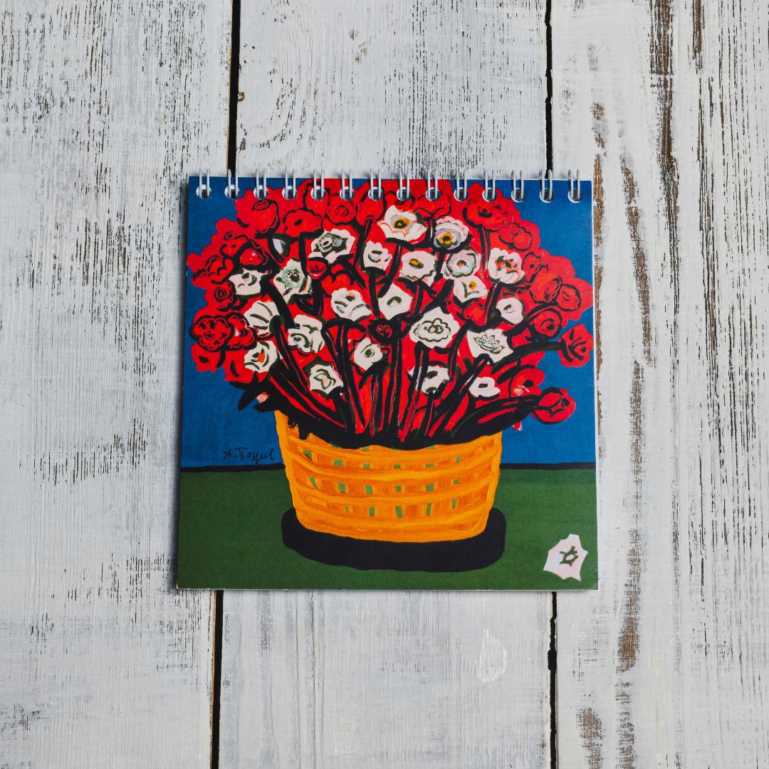 Блокнот «Розы в корзине»