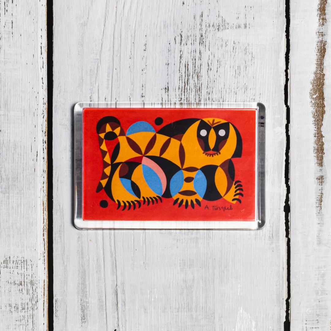 Магнит «Тигр. Декоративное панно»