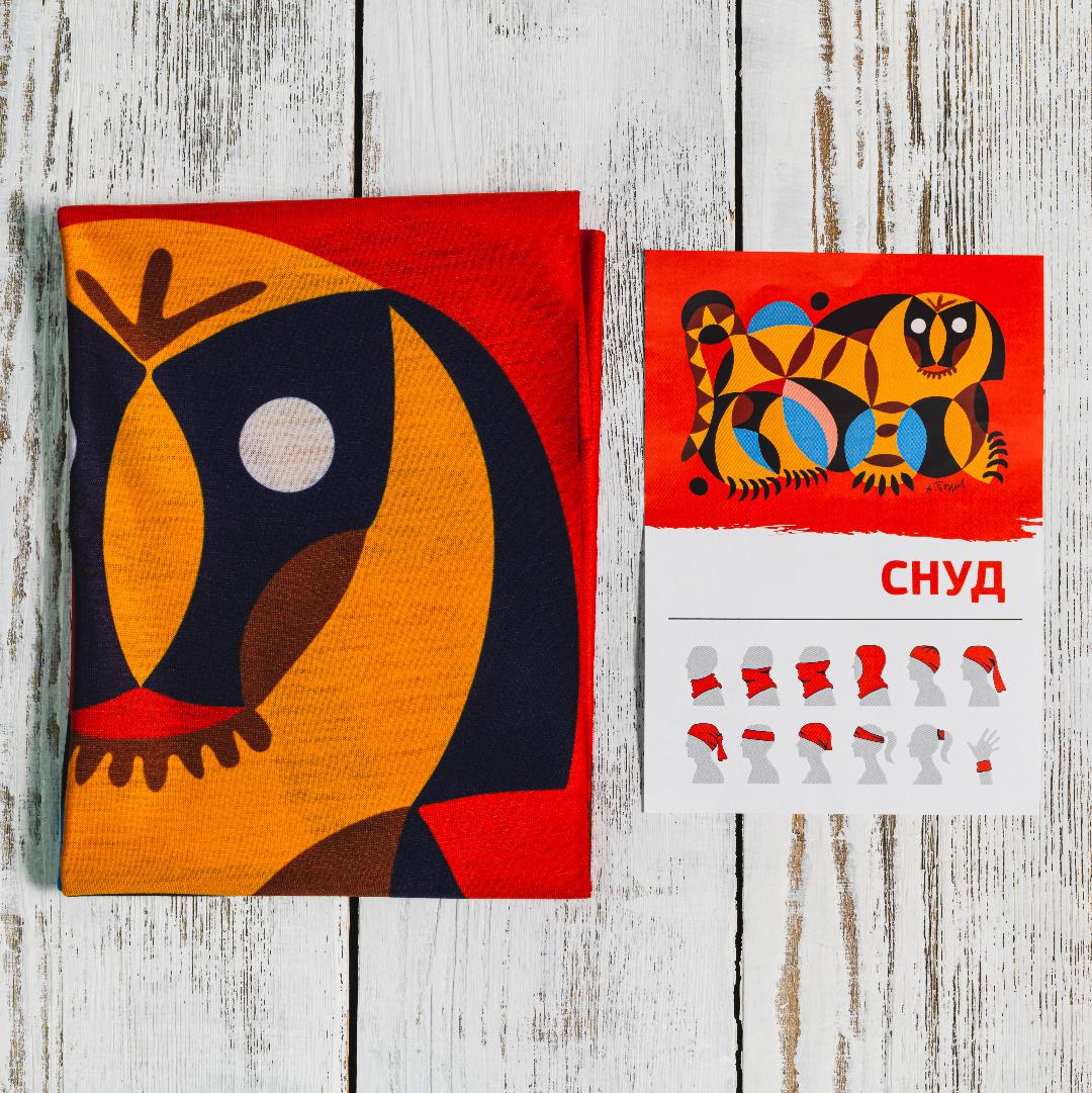 Снуд «Тигр. Декоративное панно»