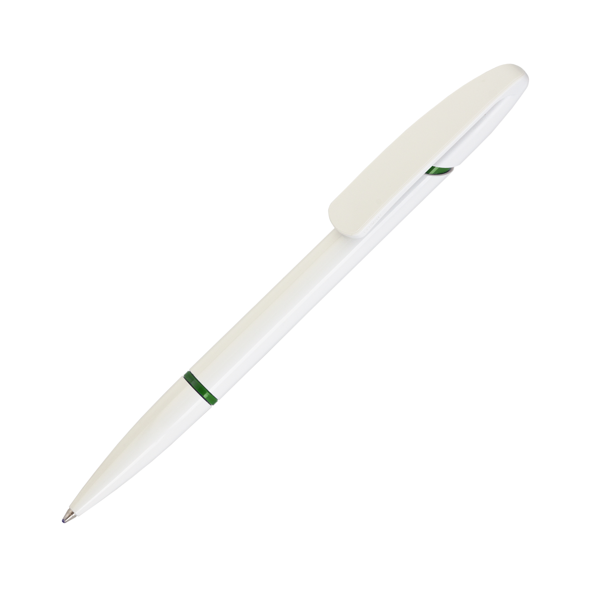 Ручка шариковая NOVA R, белый/темно-зеленый#